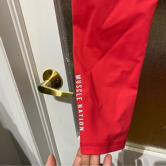 NWOT Muscle Nation Breakpoint Scrunch 7/8 Leggings - Picture 6 of 6
